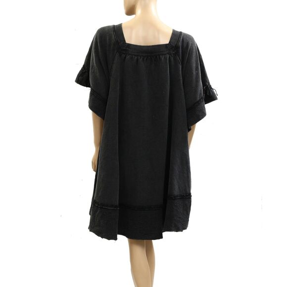 Free People Astoria Sweatshirt Tunic Dress Oversized Ribbon Cotton XL New 284485 - Picture 8 of 8
